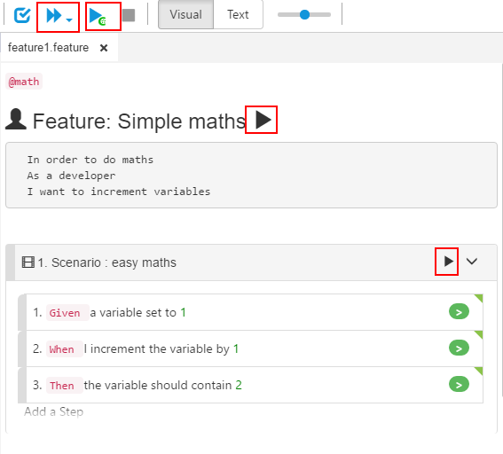 Execution Overview · Cuketest Help